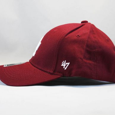 кепка бейсболка LA Los Angeles 47 New Era бордовая