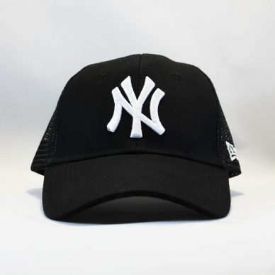 кепка бейсболка Trucker NY New York Yankees черная сеточка