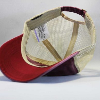 бейсболка с сеточкой Carhartt красная джинсовая купить