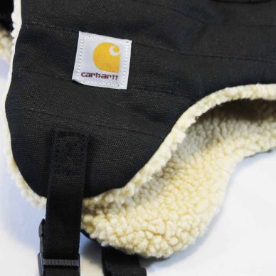 магазин шапок Украина шапка ушанка Carhartt черная black шерстяная зимняя теплая