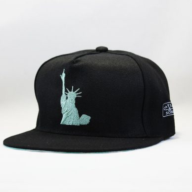 кепка Snapback Статуя Свободы США Statue of liberty средний палец Cayler and sons