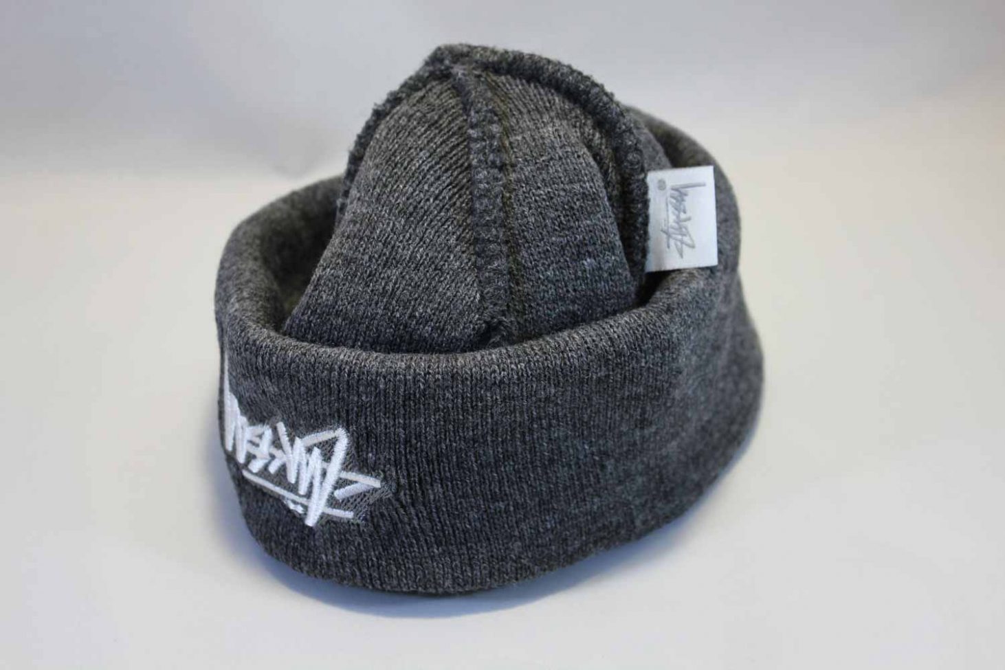 шапка beanie stussy темно-серая стасси стусси Украина
