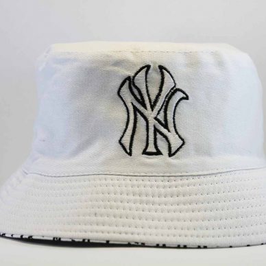 белая с логотипом янкис нью йорк панама белая new york yankees bucket hat new era_