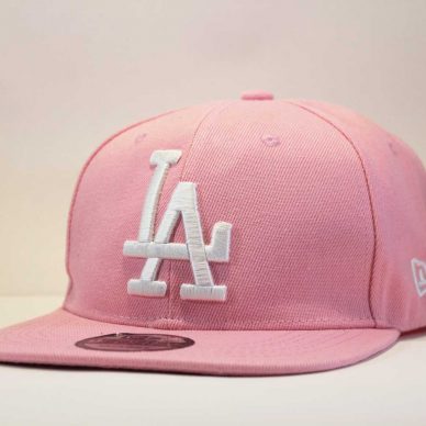 кепка snapback LA Los Angeles New Era pink розовая купить