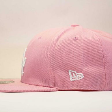 кепка snapback LA Los Angeles New Era pink розовая купить