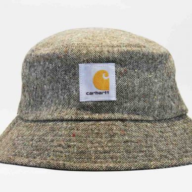 кархарт лого оиригнал купить панама carhartt buckethat осенняя теплая зимняя коричневая оригинал