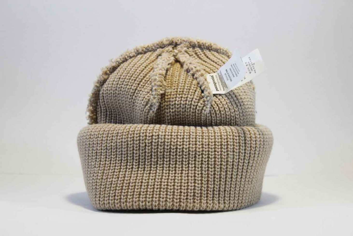шапка beanie patagonia бежевая купить Украина теплая зимняя
