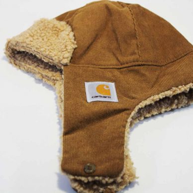 шапка ушанка carhartt trapper vintage купить оригинал коричневая