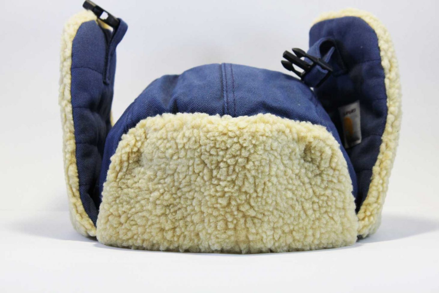 ушанка винтажная шапка ушанка carhartt trapper синяя тепплая зимняя