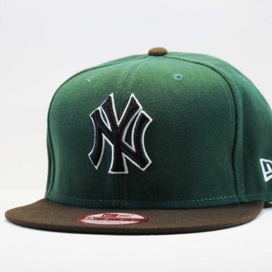 бейсбольная прямая кепка бейсболка snapback ny yankees new era зеленая коричневая