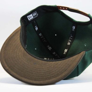 бейсбольная прямая кепка бейсболка snapback ny yankees new era зеленая коричневая