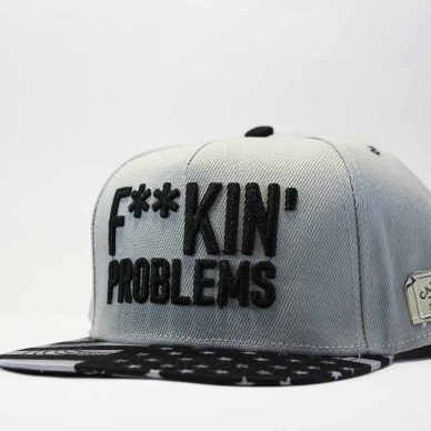 кепка snapback Fucking Problems Cayler and Sons серая США