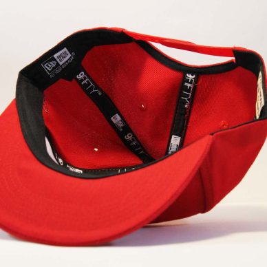 чисто красная бейсболка кепка snapback New Era red красная Chicago Bulls